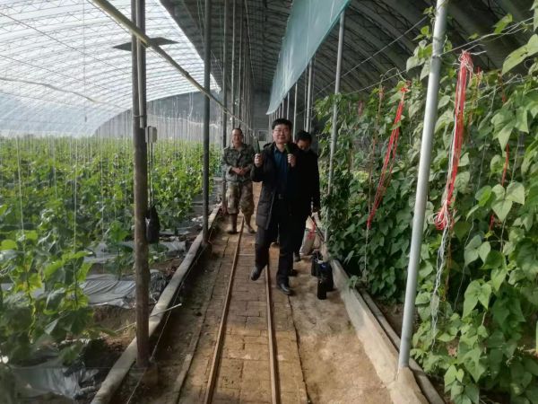 泰安市环境业商会秘书长受邀前理事单位山东碧蓝生物科技有限公司参观产业模块