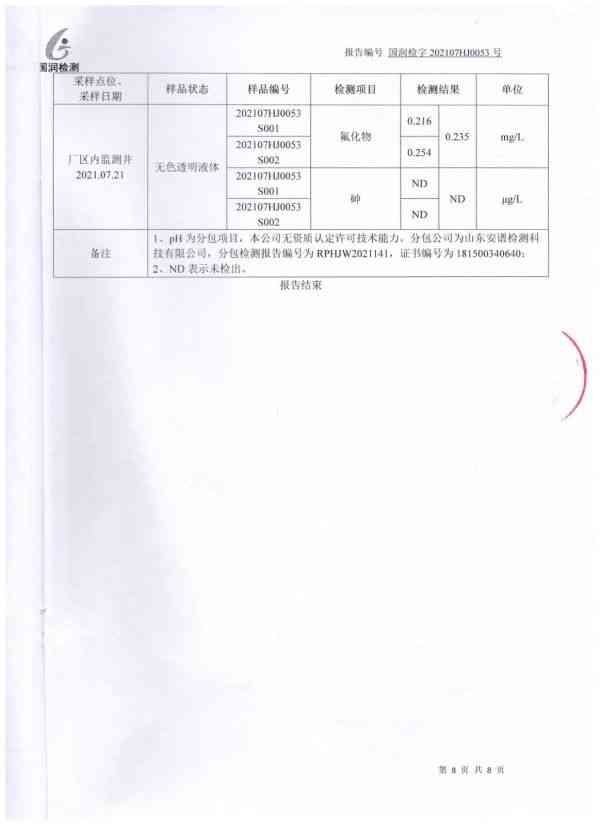 【公示】山东先科新材料科技有限公司